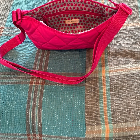 Quilted Pink Shoulder Bag - Picture 3 of 4